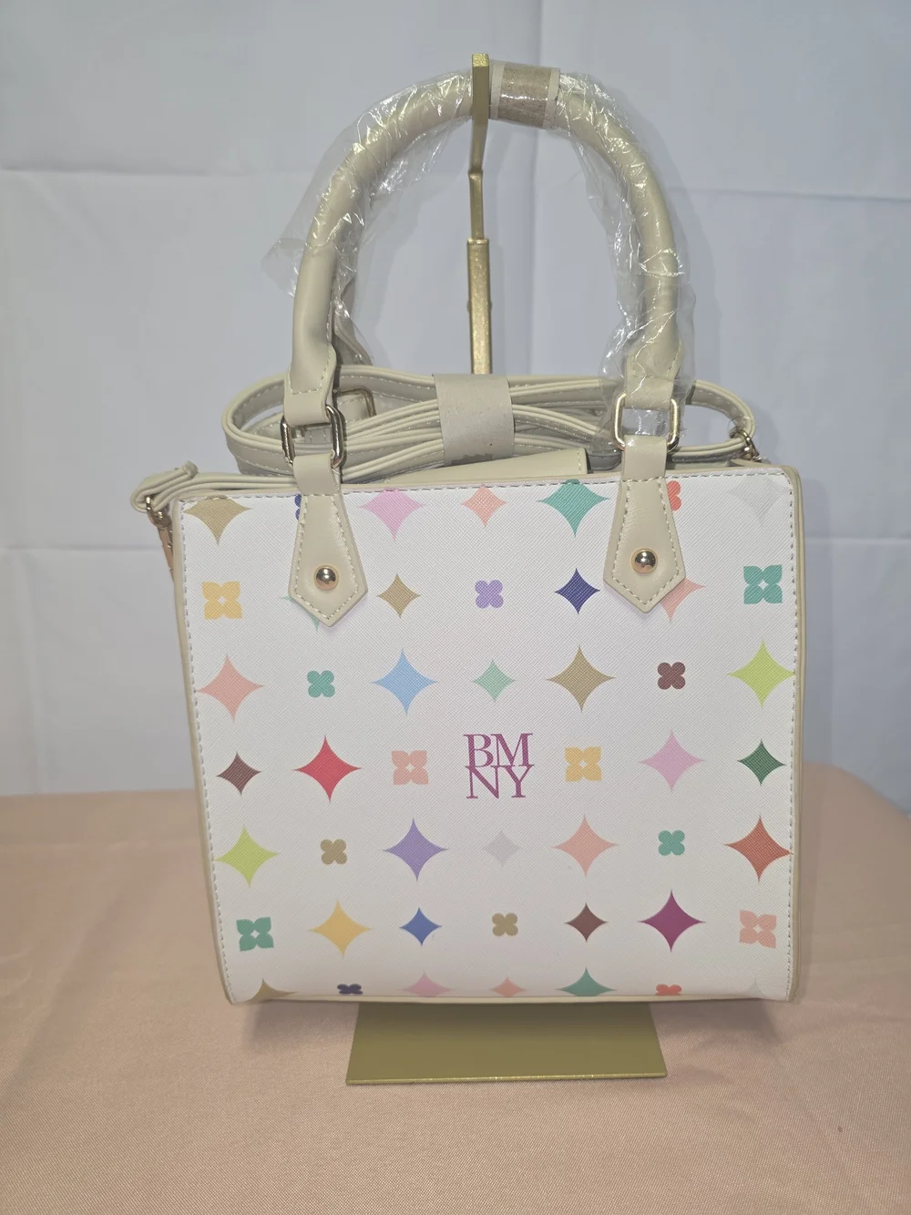 Brand New NWT Badgley Mischka Demi Petite Satchel – Multicolor Magic!